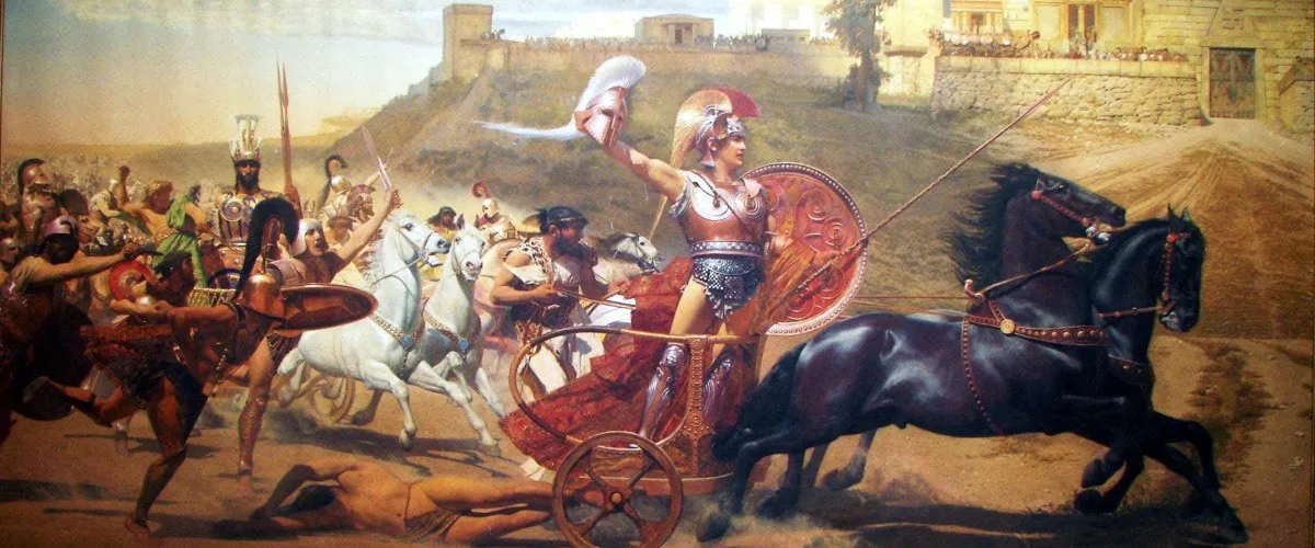 The Greek hero Achilles