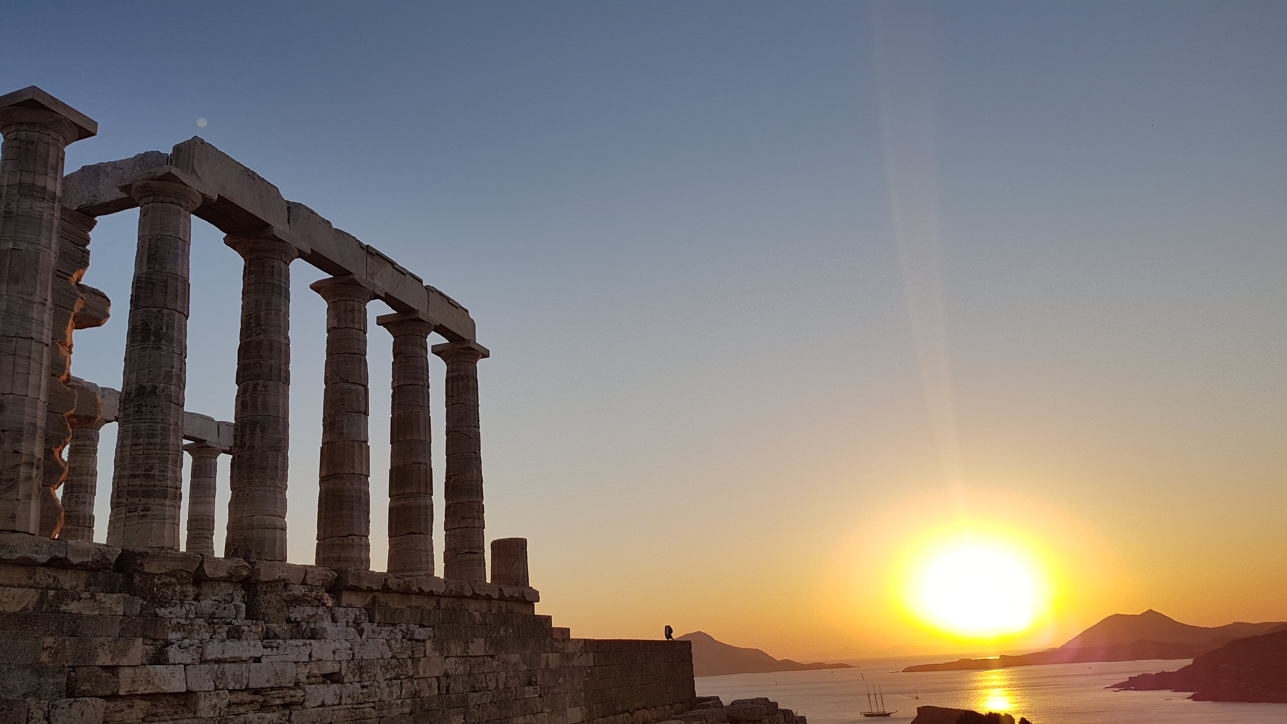 Athens Sounio, ruins, temple of Poseidon