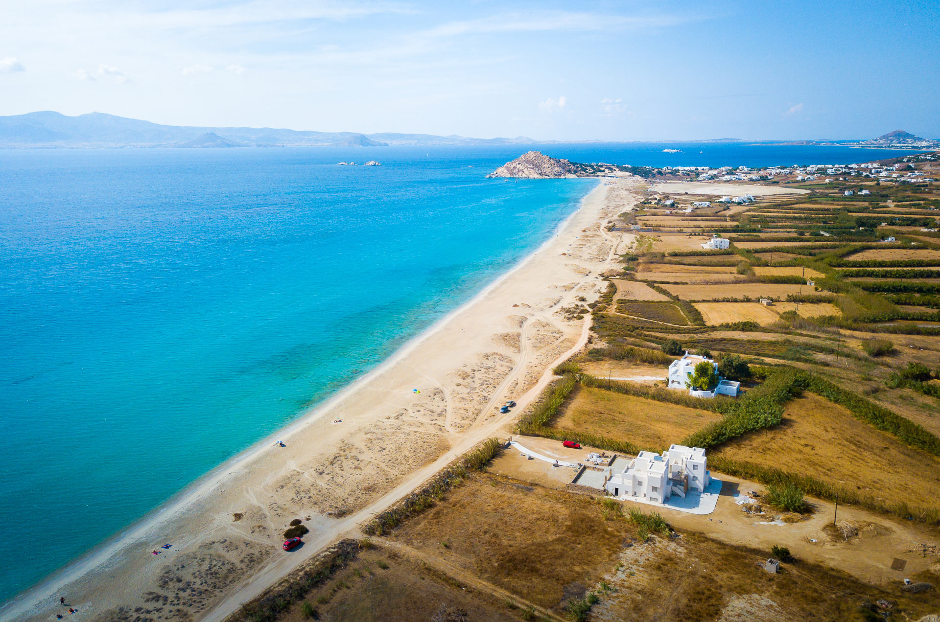 Naxos offers amazing sandy beaches, and great food