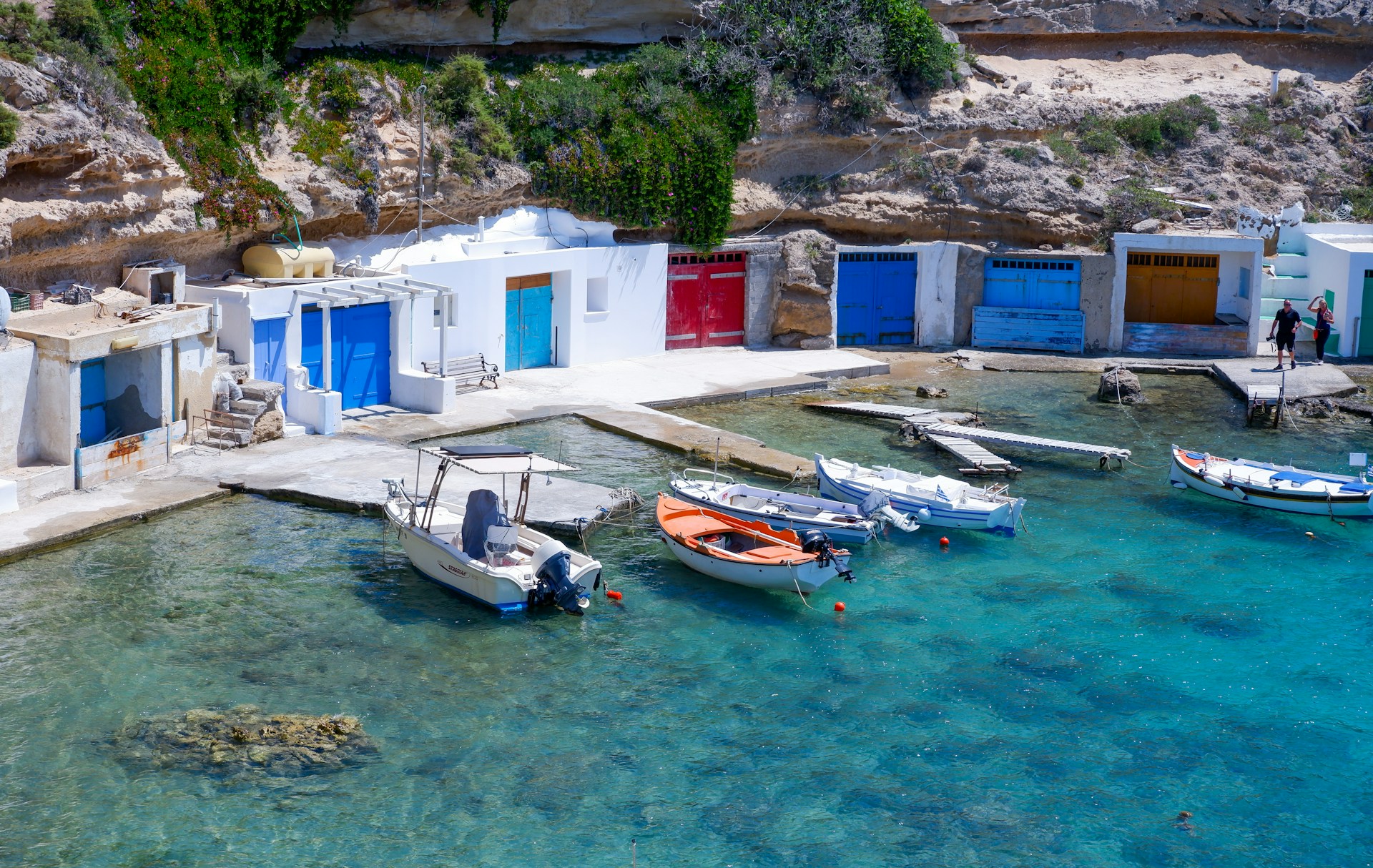 Milos, Mandrakia, fisherman house