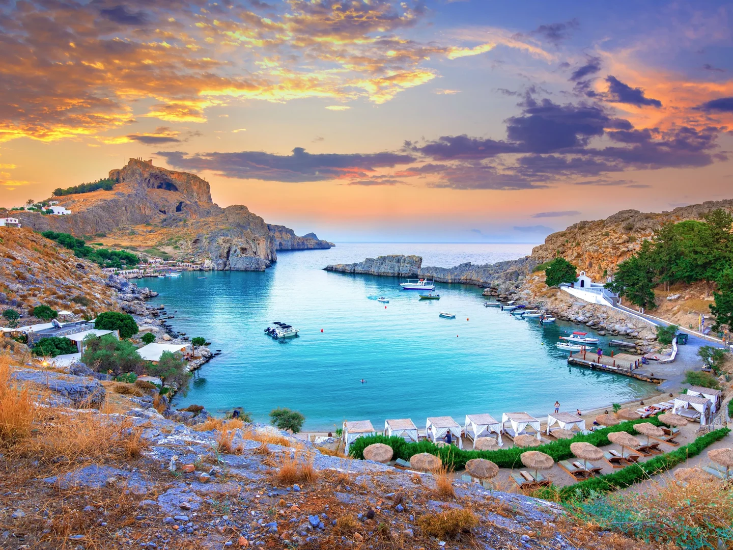 Rhodes, amazing beaches and perfect weather year-round